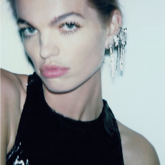 ZARA BLOGGER FAVORITE SHINY VELVET DRESS SPECIAL EDITION - Picture 9 of 12